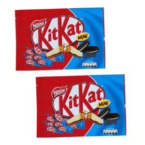 Chocolate biscuits aluminum-plated packaging bag middle seal bag color printing candy
